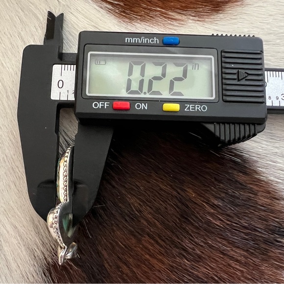 ❤️ White Water Turquoise Sterling Navajo 2 Stone Pendant 1.69” L - 6.2 Gram - Picture 12 of 12